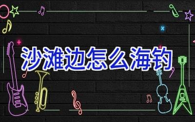 沙滩边怎么海钓插图