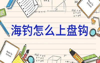 海钓怎么上盘钩插图