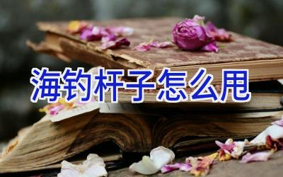 海钓杆子怎么甩插图