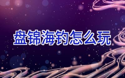 盘锦海钓怎么玩插图