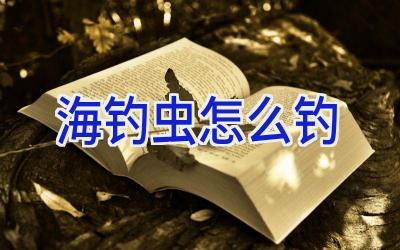 海钓虫怎么钓插图